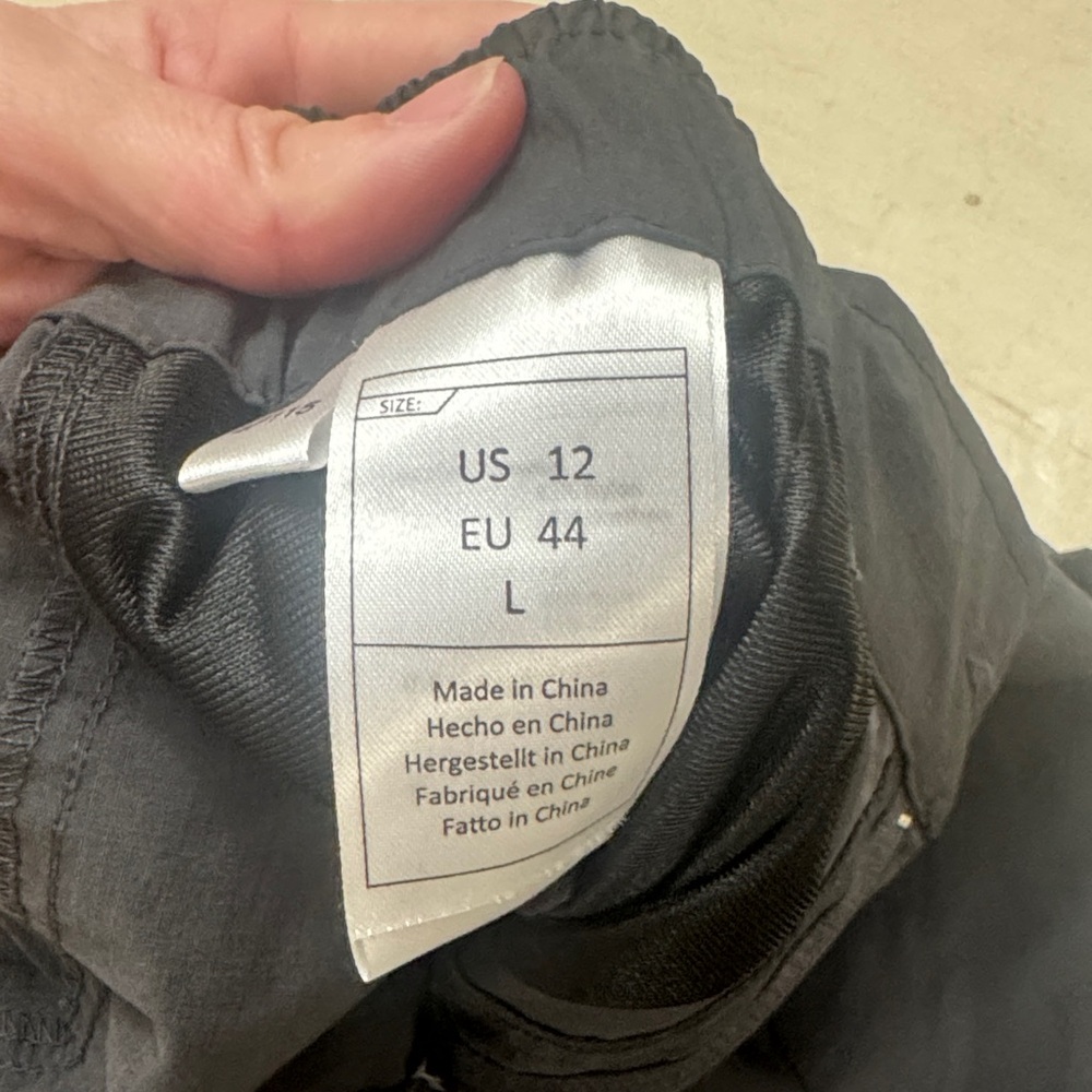Women's Cargo Pants in Charcoal Gray - Picture 2 of 2